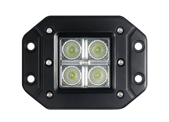 CE ATV UTV 12W Spot Beam Led Lights Flush Mount Shockproof