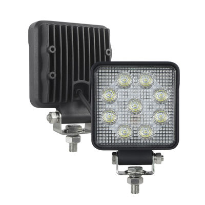3850lm 13.5 W Square Flood LED Pods IP69K Tahan Air Untuk Kereta Golf