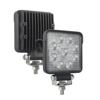 3850lm 13.5 W Square Flood LED Pods IP69K Tahan Air Untuk Kereta Golf