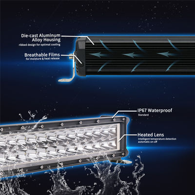 76cm 204W Mobil LED Light Bar Emark Osram LED Bar Lensa Pemanas