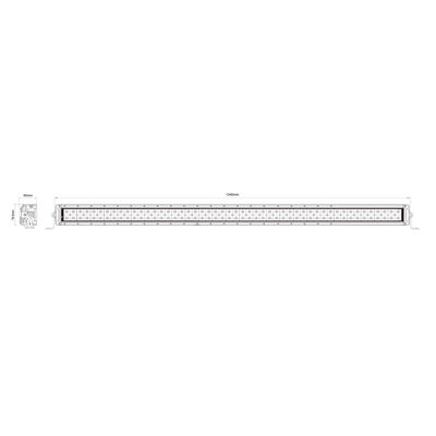 Baris Ganda Led Light Bar OSRAM LED Chip Truck Light Bar Sistem Pencahayaan Offroad