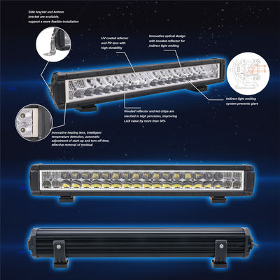 Lightbar Lumen Tinggi 42 Inch 283W 21600 lm Lightbar dengan chip yang dipimpin Osram untuk mobil Truk