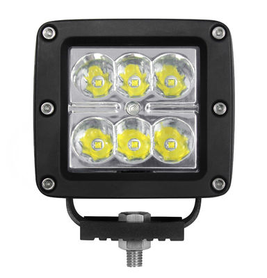 IP67 R10 Spot Beam Led Lights Pod Banjir 90 Derajat 18W 3 Inch LED Cubes