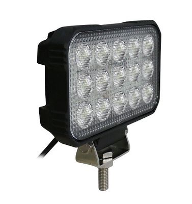Sepeda Motor 75W Rectangle Led Flood Light Dual Mount IP67 IP69K