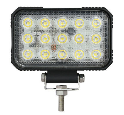 Sepeda Motor 75W Rectangle Led Flood Light Dual Mount IP67 IP69K