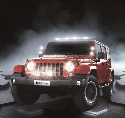 20W 3 Inch Round Led Offroad Lights CE Led Fog Lights Untuk Truk Aluminium
