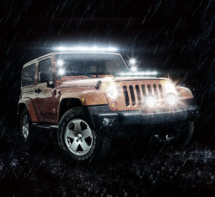 Traktor SUV membanjiri Led Round Offroad Lights 3 Inch