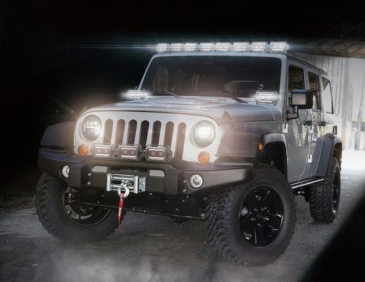 UTV 9 Inch Round Offroad High Power Led Driving Lights HANMA 51W