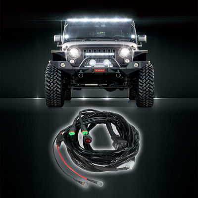 Lampu Kerja Tahan Air Otomotif Wire Harness ISO9001 DC 24V 25cm Fuse