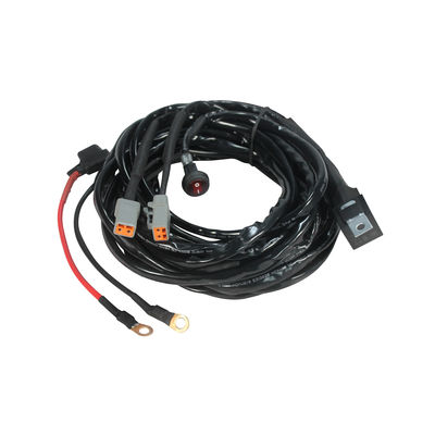 Mobil Off Road Light Otomotif Wire Harness Tahan Air 10ft 14AWG ODM