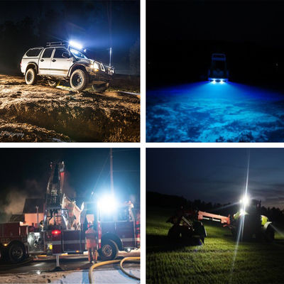 Spot 2.5A 6pcs 24V LED Work Lights Untuk Alat Berat 6pcs CREE 10W