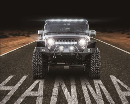 5700K Double Row LED Light Bar 44w Aluminium Housing