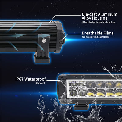 13.5 Inch Osram Double Row LED Light Bar 84w R112 Untuk Lampu Otomatis