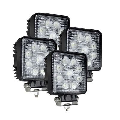 RoHS 27Watt 2PCS LED Work Flood Lights 2160 Lm Untuk UTV